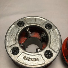 Ridgid 36345 OO-R 1/4&rdquo; Thru 1&Prime; NPT Exposed Ratchet Threader Set