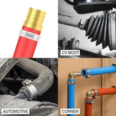 PEX Clamp Tool Kit 3 8-1 w Rings & Tubing Cutter &ndash; All-in-one Crimping Set