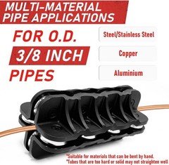 Handheld Tubing Straightener, 3/8 Inch O.D.Fuel and Brake Line Straightening Too