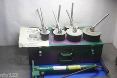 Greenlee 856 PVC Bending Pressure Pump 858 PVC Plug Set W/ Case & Manual