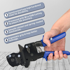 Icrimp Rachet PEX Pipe Cinch Tool for Stainless Steel Clamps Meet ASTM 2098 Clam