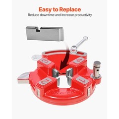 Threading Machine Dies 1&Prime;-2&Prime; NPT Pipe Dies 4 Pcs Right-Handed Fit RIDGID