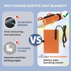 PVC Heating Blanket Bender for 3 &frac12;&rdquo; to 4&Prime; PVC Conduit 100~120 V