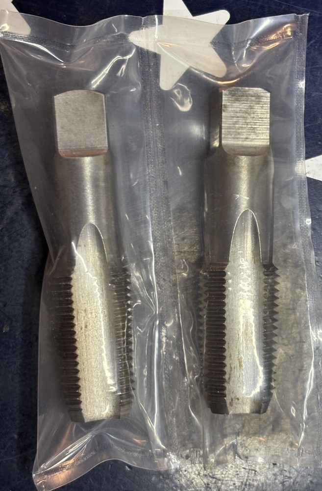 Two ALFA 1/2-14 NPT HSS Pipe Tap 1/2&rdquo; &ndash; 14 TWO TAPS