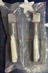 Two ALFA 1/2-14 NPT HSS Pipe Tap 1/2&rdquo; &ndash; 14 TWO TAPS