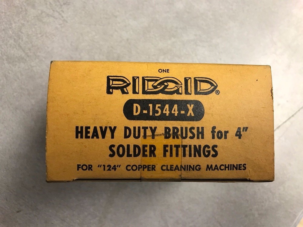 Ridgid 4&Prime; Fitting Brush D-1544-X 42310 for 124 Copper Cleaning Machine