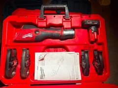 Milwaukee 2473-22 M12 FORCE LOGIC Press Tool Kit with 4 Jaws Used
