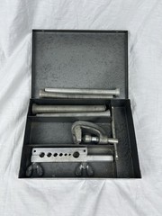 Vtg Craftsman Flaring Tool Set W/Spring Benders & Original Steel Box USA 🇺🇸