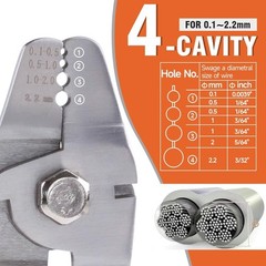 YMYP 99FT Stainless Steel Wire Rope Crimping Tool Kit, 2.2mm Wire Rope & 10 Thim