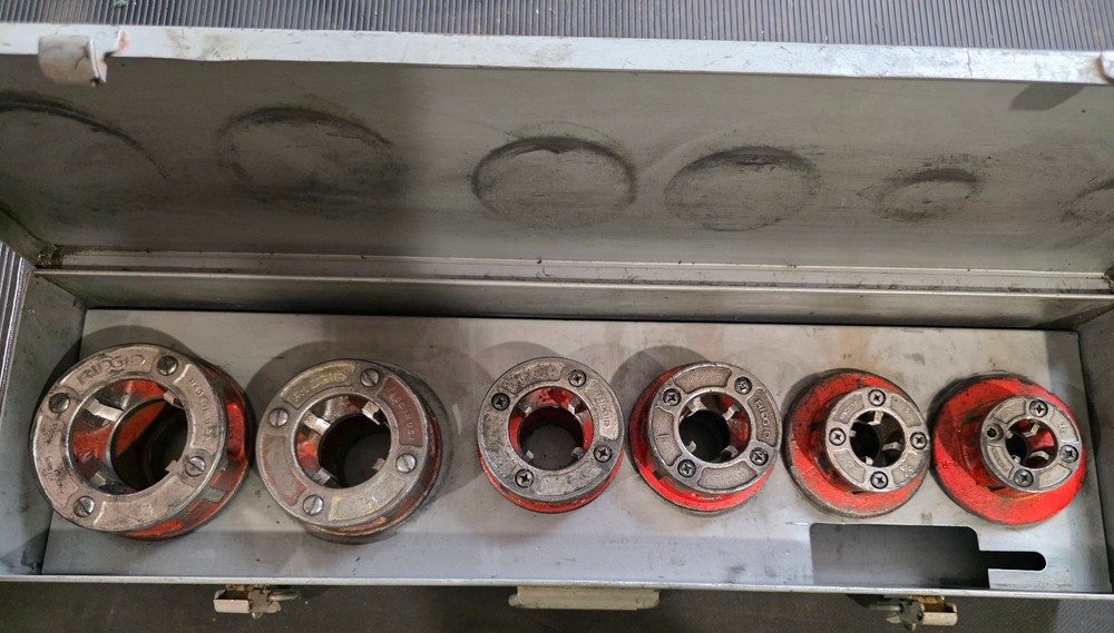 RIDGID 71983 Diehead Set, 12-R HS Kit 1/2-2 NPT With Steel Case USA