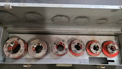 RIDGID 71983 Diehead Set, 12-R HS Kit 1/2-2 NPT With Steel Case USA
