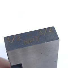 READ! Ridgid 47770 1/2&Prime; &ndash; 3/4&Prime; NPT Universal Dies High Speed RH