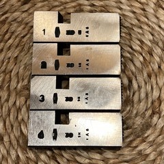 NOS OSTER Threading 3D 1-1/4&rdquo; -12 NF Bolt Dies (Loc:C2)