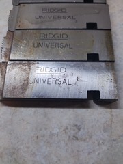 RIDGID 47745 Alloy Steel Universal Right Hand Pipe Die, 1/2&Prime;-3/4&Prime; NPT