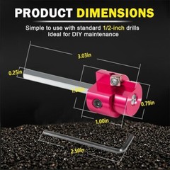 PVC Fitting Saver 3/4-Inch Head Pipe Reamer PPR75 for Plumbing Sch.40 PVC ABS