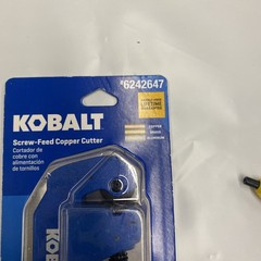 Kobalt Screw-Feed Copper Pipe Cutter Tool &ndash; Cuts 1/8&rdquo; to 1-1/8&rdquo; OD Tubing