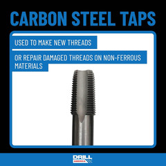 &ndash; POU1/8NPTW/DRILL 1/8&Prime; Carbon Steel NPT Pipe Tap and R High Speed Steel Drill B