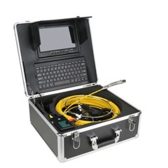 1000TVL 30M Sewer Inspection Camera DVR Meter Counter Keyboard Input 9&Prime; Monitor