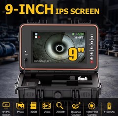 Drain Sewer Inspection Camera 512hz Pipe Inspection Camera Self Leveling 30M