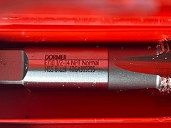 Set Of 2 Dormer E710 1/2&prime;-14 NPT Normal Pipe Tap Thread Tap High Speed Steel