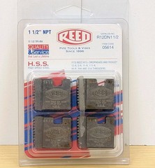 Reed Mfg R12+ Segmental Pipe Dies 1-1/2&Prime; NPT Item 05614 Catalog R12DN 1 1/2 HSS
