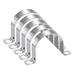 5pcs 2 1/2 Inch 63mm Conduit Clamp, M63 U Tube Pipe Clamp, Thick