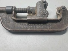 Vintage Greenfield Tap & Die Co. Pipe Cutter No. 2 &ndash; 1/8&Prime; to 2&Prime; Pipe