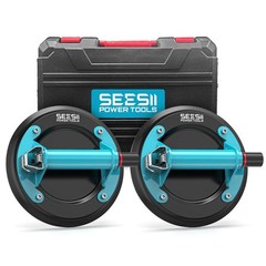 SEESII 8&Prime; Tile Suction Cups with Solid Metal Handle, 440LBS Max Load | Heavy &hellip;