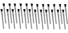 Oatey 30712 12 Acid Brushes 6&Prime; w/ Horsehair Bristles for Solder Flux Contact Cem