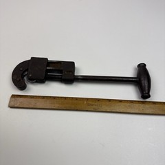 Antique 1880s Barnes Tool Co. No. 1 Heavy Duty 3 Wheel Pipe Cutter