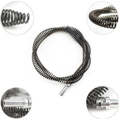 Drain Auger Cable 3.28Ft Clog Remover with Drill Connector 10Mm Flexible Plumbi