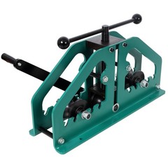 Tube Roller Bender with 6 Dies for Square & Round Pipe, Green