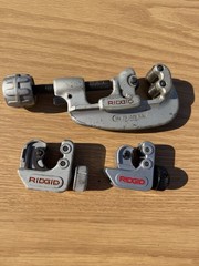 Ridgid 32975 103 Midget Tubing Cutter Lot Assorted Sizes