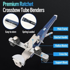 1/4&Prime;-7/8&Prime; Compact Tube Bender Tool Set 90&deg; Forward/Reverse Degree Pipe Tubing