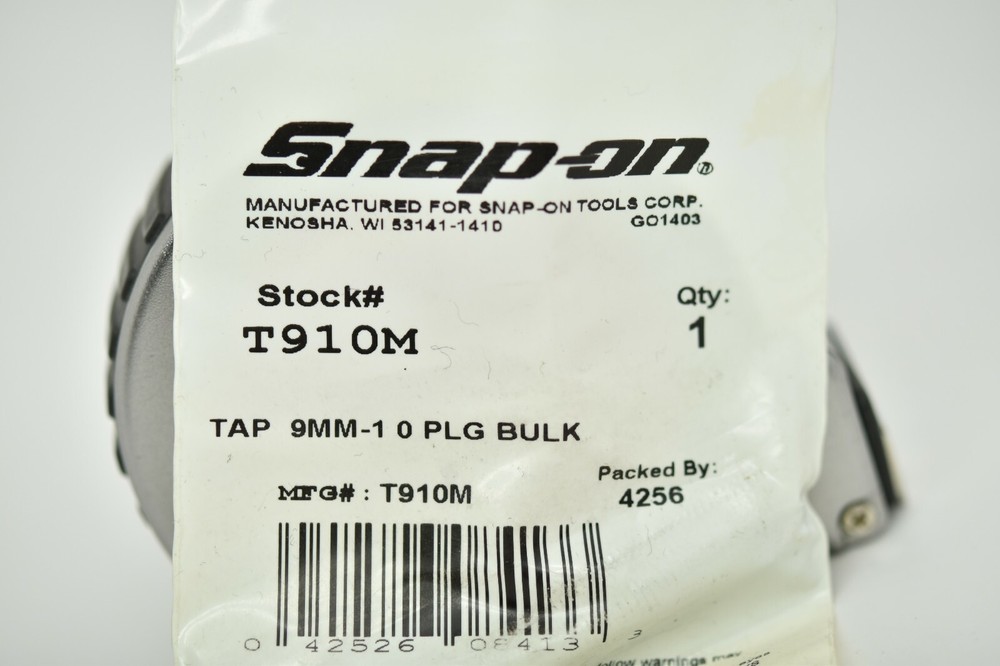 Snap-On T110M M9 x 1.00 Tap Unused