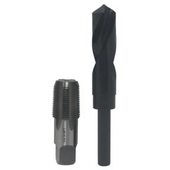 3/4 In. Carbon Steel NPT Pipe Tap and 59/64 In. High Speed Steel Drill Bit Set (