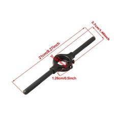 Metal 3.7cm Dia 1.0&Prime; Round Die Stock Holder Thread Tap Wrench Handle 20.5cm L&hellip;