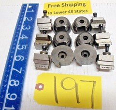 12PCS 1 1/2&Prime; Threading / Forming Dies For Cleve Acme Threader Machine Shop Tool