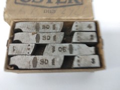 GENUINE OSTER DIES IN ORGINAL PACKAGING the oster MFG.CO USA (BOX NO2)