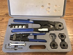 ZURN QCRTMH MULTI-HEAD CRIMP TOOL KIT COMPONENTS, FACTORY CASE