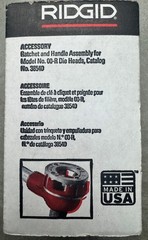 RIDGID 36895, Model 00-R 3/4&Prime; NPT Die Head