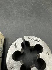 New Old Stock Ridgid 00-RB 7/8&rdquo; -9 UNC Bolt Die