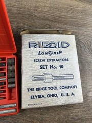 Mint With Box Ridgid No.10 Screw Extractor Set Incomplete?
