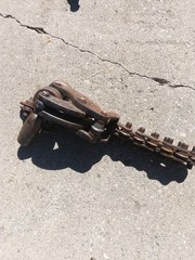 Ridgid No 206 1-1/2&Prime; to 6&Prime; Ratcheting Chain Soil Pipe Cutter Used