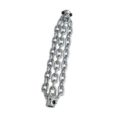 RIDGID 64328 FlexShaft Knocker, 5/16&Prime; Cable, 3&Prime; Pipe, 3 Chain