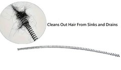 Manual Drain Snake & Auger Tool &ndash; Metal Cable Clog Remover for Sinks, Showers&hellip;