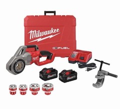 Milwaukee 2870-22 Pipe Threader Kit &ndash; Red