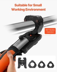 7PCS MegaPress Tool Kit &ndash; Carbon Steel Press Jaws (1/2&Prime;&ndash;1&Prime;) & Rings (1-1/4&Prime;&ndash;2&Prime;)