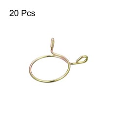 Fuel Line Hose Clips, 20pcs 30mm 65Mn Steel Tubing Spring Clamps