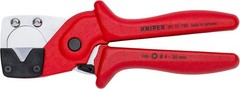 KNIPEX Tools 90 10 185 Pneumatic Hose Cutter, Red